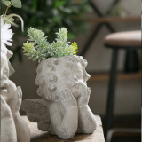Potted Plants Vase Flower Resin Creativity Flower Plant Ornament For Home Artificial Plants Succulent Wholesale