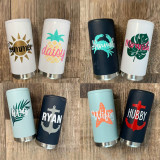 12 oz wholesale customized logo printing glitter stainless steel slim can cooler