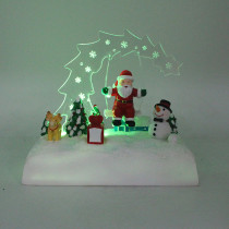 Christmas decorations with LED lights