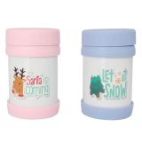 Christmas Gifts BPA Free  17oz Customized Logo Flask Insulated Stainless Steel Food Jar With Lid
