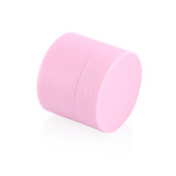 Elegant 5 15 20 ml 30 50 g pp matte cosmetic jars round body scrub pink jar luxury plastic jars with lids for cream