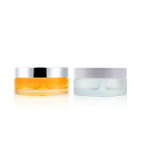 20 85 g double chamber facial cream container cylinder glass dual cosmetic compartment concentrate jars with lids