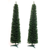210cm Luxury Artificial Pine needle Christmas Tree With big pine cone decorated