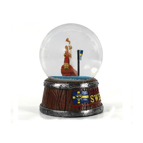 Customized sweden vasa 1628 souvenirs snow ball