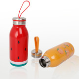 Eco Friendly Personalized water bottle vacuum insulated stainless steel drinking cup tumbl With Rope