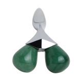 New arrival Natural Jade Stone 3D style Y shape natural Face Roller