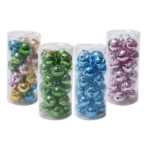 2021 Christmas Tree Decoration Jingle Bell Ornaments Metal Plated