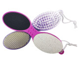 Customized 4 in 1 multi-function Pedicure Foot File & Pumice Stone with different colors