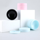 5 15 g 20 30 50 ml 1oz black matte round large beauty hair cream pomade containers plastic cream jar packaging