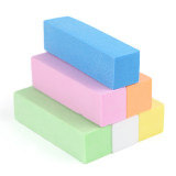 Colorful nail tool shiny eva nails buffer sponge