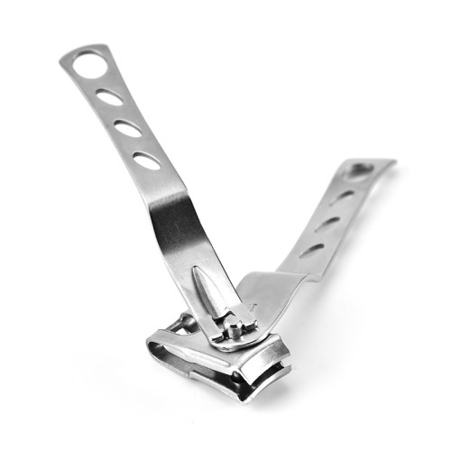 Stainless steel rotating nail clipper with a catcher