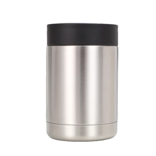 Wide Mouth For Beverage Double Wall Stainless Steel Vacuum Insulated Beer Can Bottle Cooler
