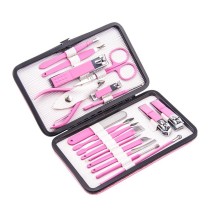 Salon stainless steel men's nail manicure equipment product set