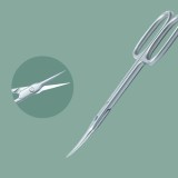 Best stainless steel cuticle nail scissors curved factory