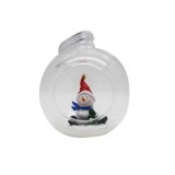 Ornament Crafts Snowman Glass Ball Christmas tree decor