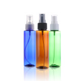 Cosmetic clear spray bottle 2 4 oz 60ml  100ml 150ml 200ml 250 ml green pet plastic spray bottles with spray tops