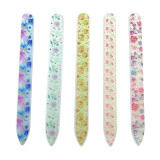Custoimzed design private label glass nail files with package