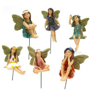New Fairy Garden  Miniature Fairies Figurines Accessories for Outdoor or House Decor Fairy Garden figurine