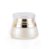 Elegent glass matte blue 50g hydroquinone cream jar 30ml 40ml 100ml 4ozl cosmetic packaging lotion bottle for personal care
