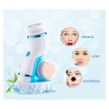 High Quality Wholesale Electric Cleansing Device 4 in1 Facial Cleaning Brush with 4 Brush Heads