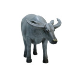 Custom Table Top Decoration Resin Multiple Color Buffalo Hand Painted Art  Collectible Folk Art Animal