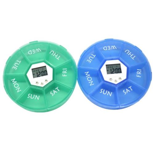 Wholesale Stock Small Order Portable Electric Timing Pill Cases