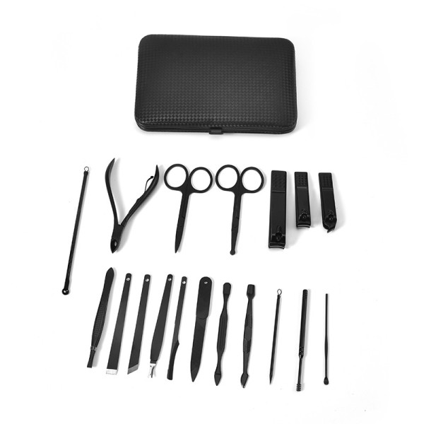 Professional 18pcs nail manicure set manicure and pedicure care kit
