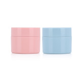 15g 30ml 1/2 1 oz double wall empty pink blue matte cylinder containers pp plastic packaging hair cream jar for body scrub