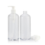 shower gel clear PET 250 500 ML foaming wash soap hand sanitizer pump bottle plastic bottlesfor shampoo and conditioner