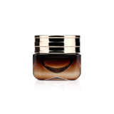 Korean 15ml 1/2 fl oz empty square mini container cosmetic eye cream packaging jar amber thick based glass with caps
