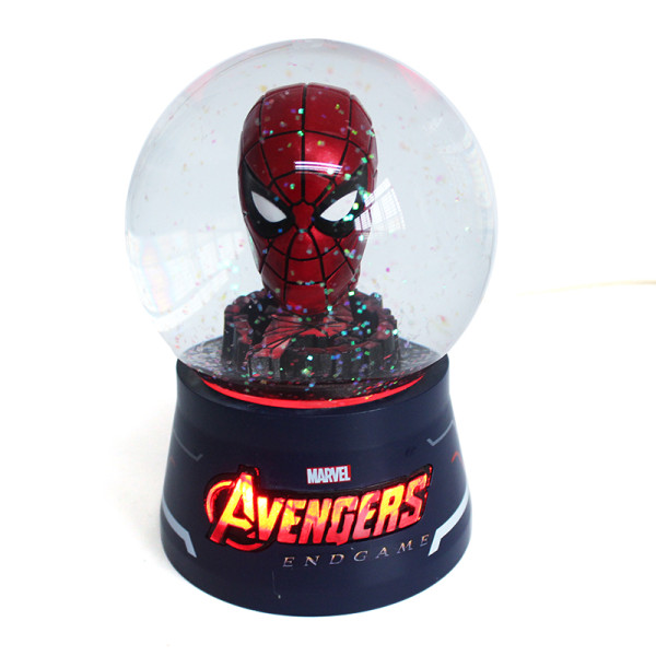 Customize interior snow globes for Marvel Heroes