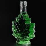 Fancy design unique shape  juice beverage liquor glass bottle