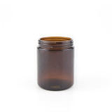 20ml 1 oz 2 oz 8oz 30 ml 50ml 60ml 100ml empty straight side amber glass jar with aluminum metal lid in bulk
