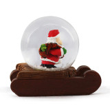 Featured resin Santa snow ball ornaments