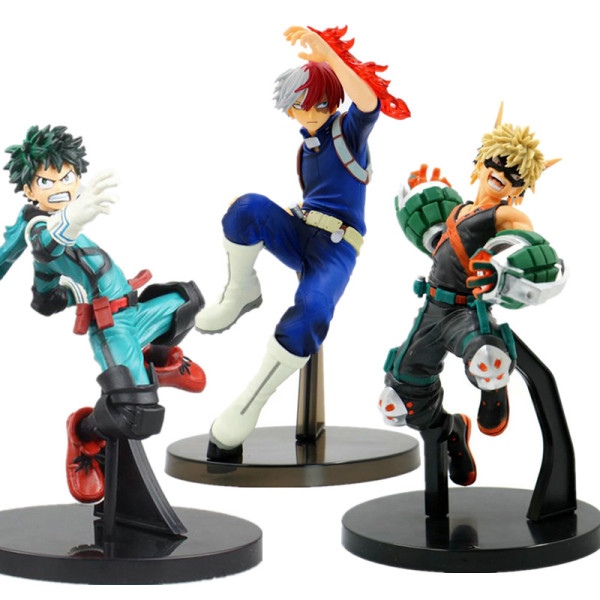 19CM 19 Styles Newest Toys Japanese Anime My Hero Academia Todoroki Shoto Midoriya Kirishima Figurine Bakugou Katsuki Figure