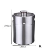 Empty carbonated beer mini keg for sale
