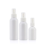 Empty fine mist PET 30 50 100 120 150 200 250 500ml travel skincare white plastic spray bottle for cosmetic packaging
