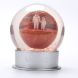 Customized Personalized Resin Home Decor Gift Mars Astronaut Snow globe