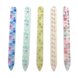 Custoimzed design private label glass nail files with package