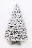 Green Christmas tree with pine cone bullet+round tip Home decoration