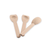 Empty honey candy salt plastic jar pp packaging container with wooden lid for cosmetic