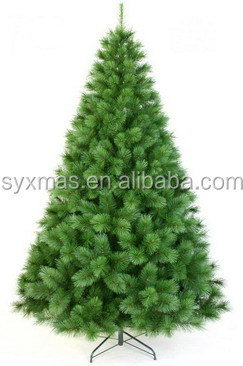 Hight Quality Luxury Style Europe Popular Hinged Structure 210cm mixed leaf artifical Christmas Tree