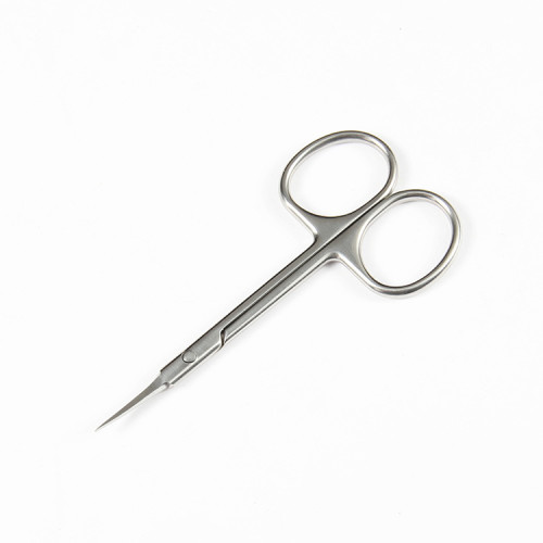 Wholesale manicure nail cuticle scissors curved stainless steel professional
