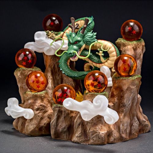 Rockery Background Base Action Figure Toys Dra Summoning gon Ball Figure With Bracket