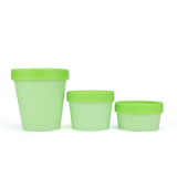 50 100 200 g  empty round matte black body cream container pink facial cream pot for creams with screw cap