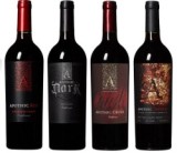 Hot sale good quality elegant matte  liquor glass wine bottles