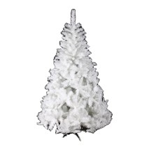Yiwu Factory Luxury White Color Hinged hand made artificial PVC Christmas tree