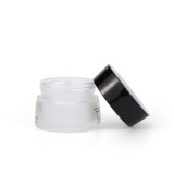 Petty 30g 1 oz 50 gram empty cosmetic cream containers matte empty scrub glass jars with white lids