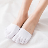 Women cotton socks open toe five finger socks summer breathable invisible socks wholesale factory
