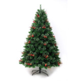 3M Green PVC Christmas Tree with Decorative Pine Cones